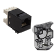 JACK RJ45 CAT6 SL NEGRO xUNI