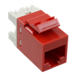 JACK RJ45 CAT6 SL ROJO xUNI