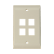 FACE PLATE 4P ECONO BEIGE