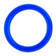 ARANDELA PVC 1/2" AZUL