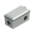 CAJA DERIV "L" ROSCA 1/2" EXT