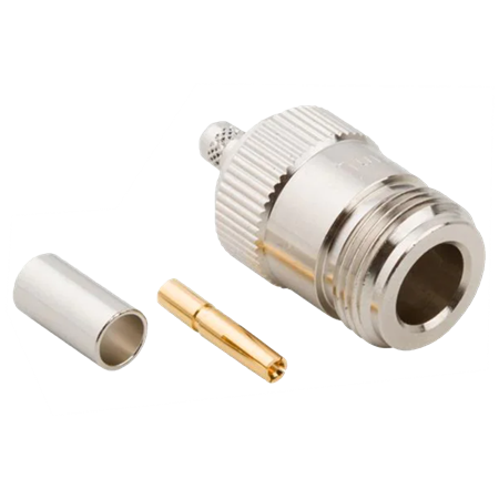 CONECTOR N HEMBRA RG58 CRIMP