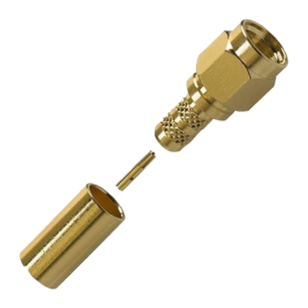 CONECTOR RPSMA H RG58 CRIMP