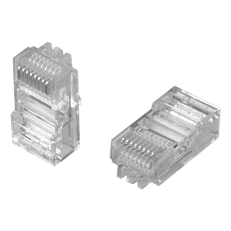 PLUG RJ45 SOLID WIRE