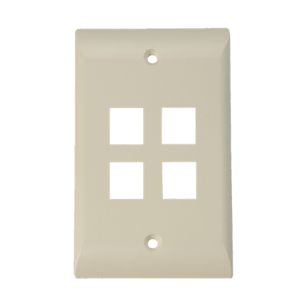 FACE PLATE 4P ECONO BEIGE