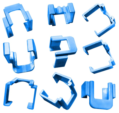 CLIP P/ CAPUCHON CAT5e/6 AZUL