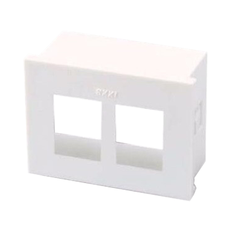 PORTA MODULO 2 RJ45 BL