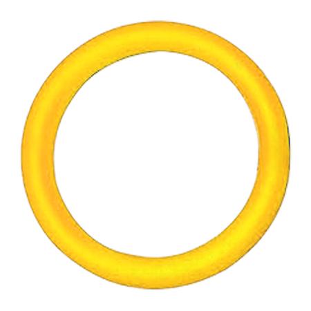 ARANDELA PVC 2" AMARILLA