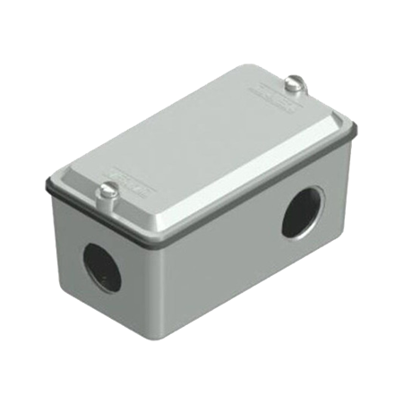 CAJA DERIV "L" ROSCA 1/2" EXT