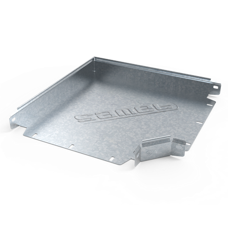 CURVA PLANA 90º CHAPA 150mm