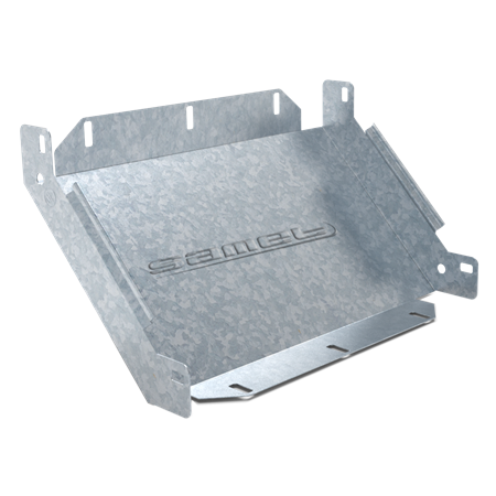 CURVA VERTICAL ASCENDENT 100mm