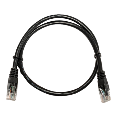 PATCHCORD UTP CAT5E 0.60 NEGRO