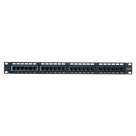 PATCH PANEL 24P CAT 6 RACK