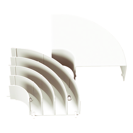 CURVA PLANA 90° 100x50