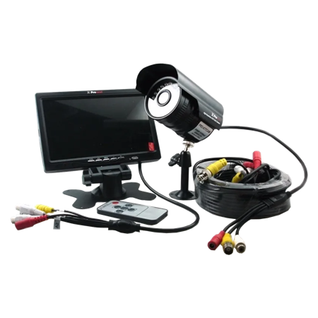 KIT CAMARA COLOR AUDIO LCD 7"