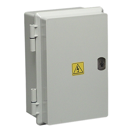 GABINETE PVC INT 285x435x155 EXT 330x465x180 IP65