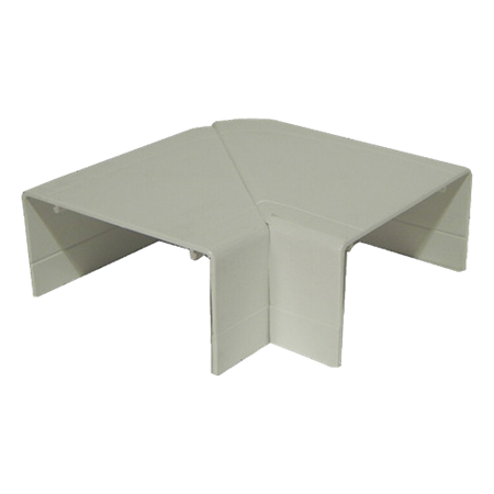 CURVA PLANA 90º 18x21mm BL