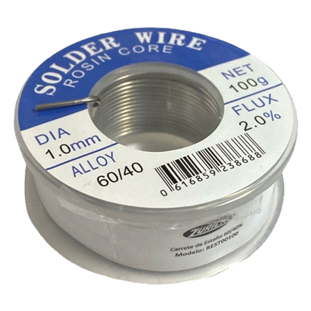 ESTAÑO 60% 1mm x 100gr